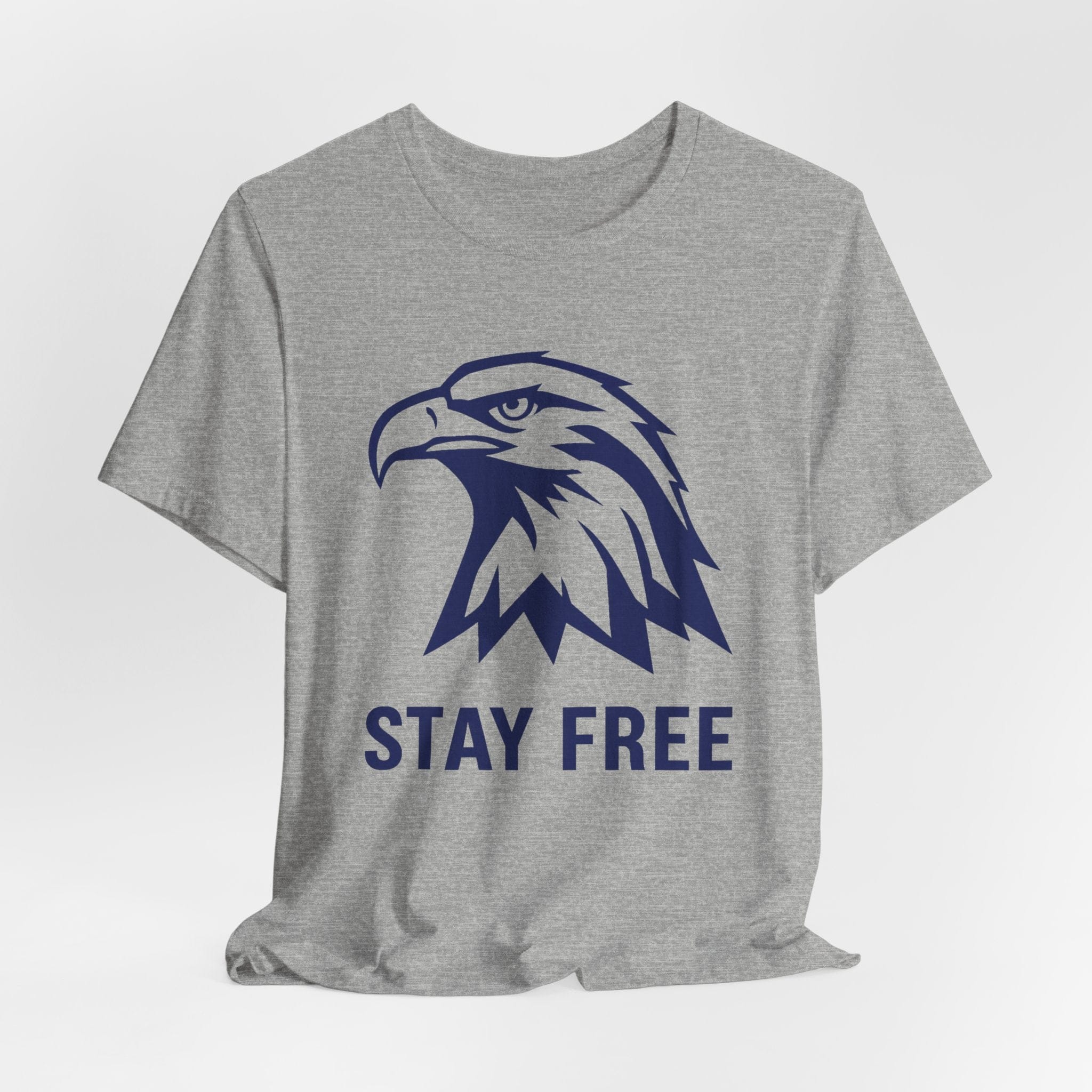 Stay Free | Navy Blue Eagle | Graphic Tee
