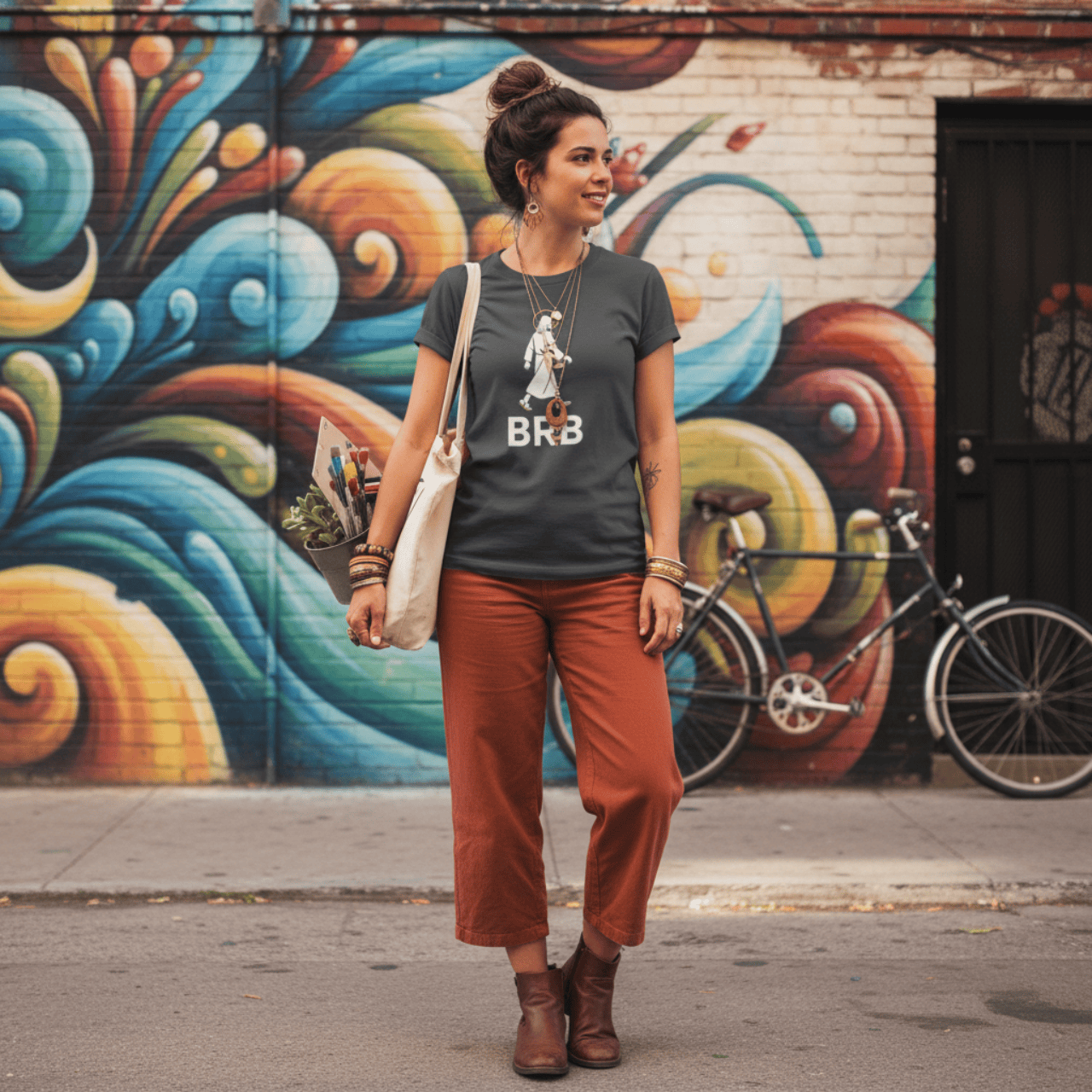 BRB Jesus | Funny Premium Christian T Shirt | Graphic Tee