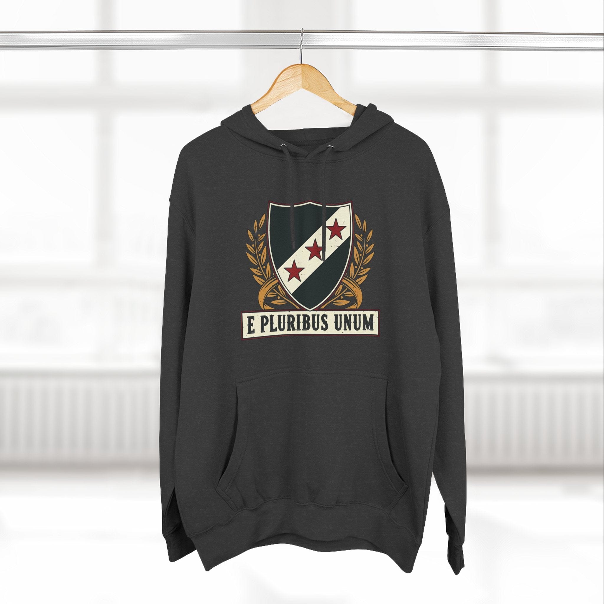 Hoodie E Pluribus Unum Crest | Vintage Shield Midweight Pullover | Hoodie