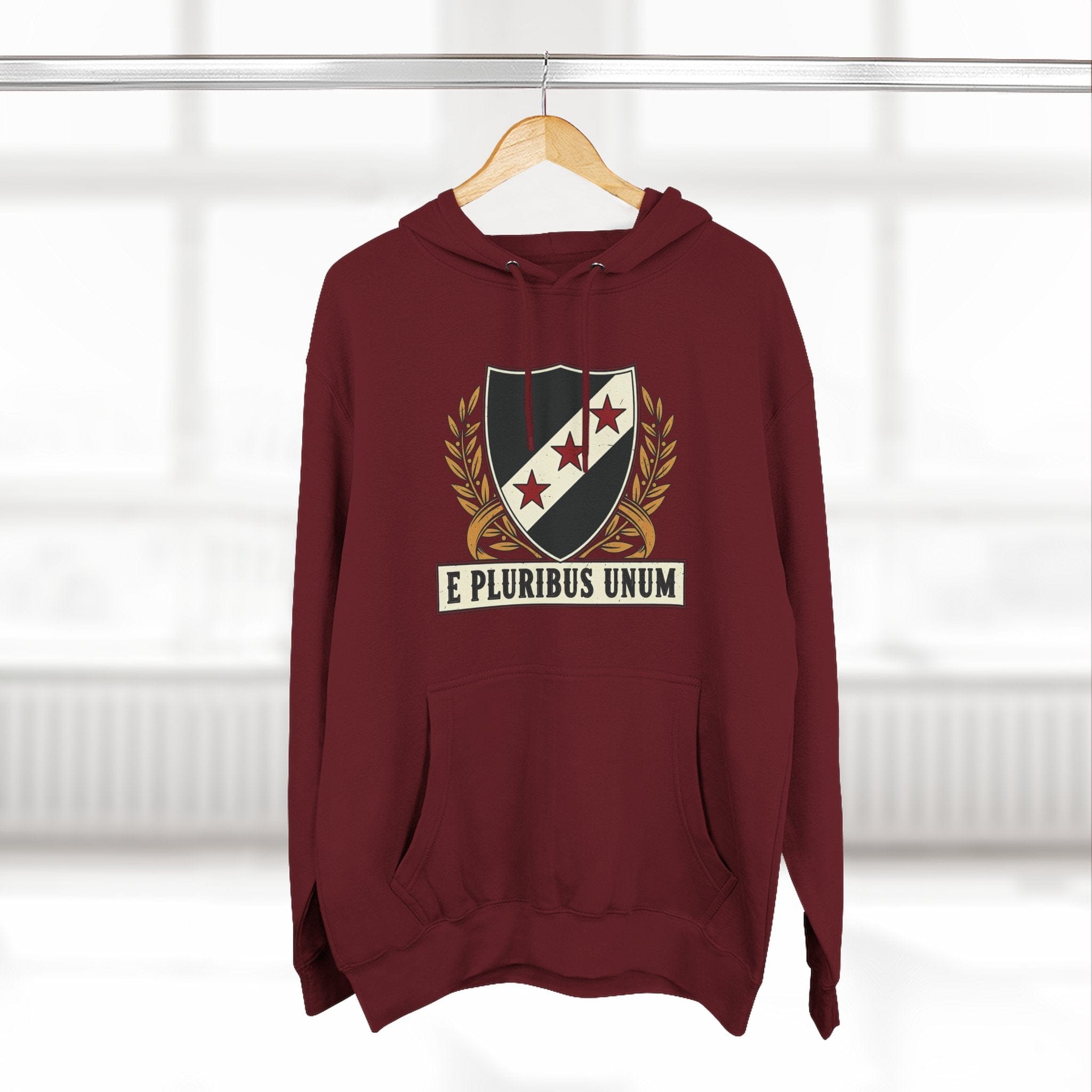 Hoodie E Pluribus Unum Crest | Vintage Shield Midweight Pullover | Hoodie