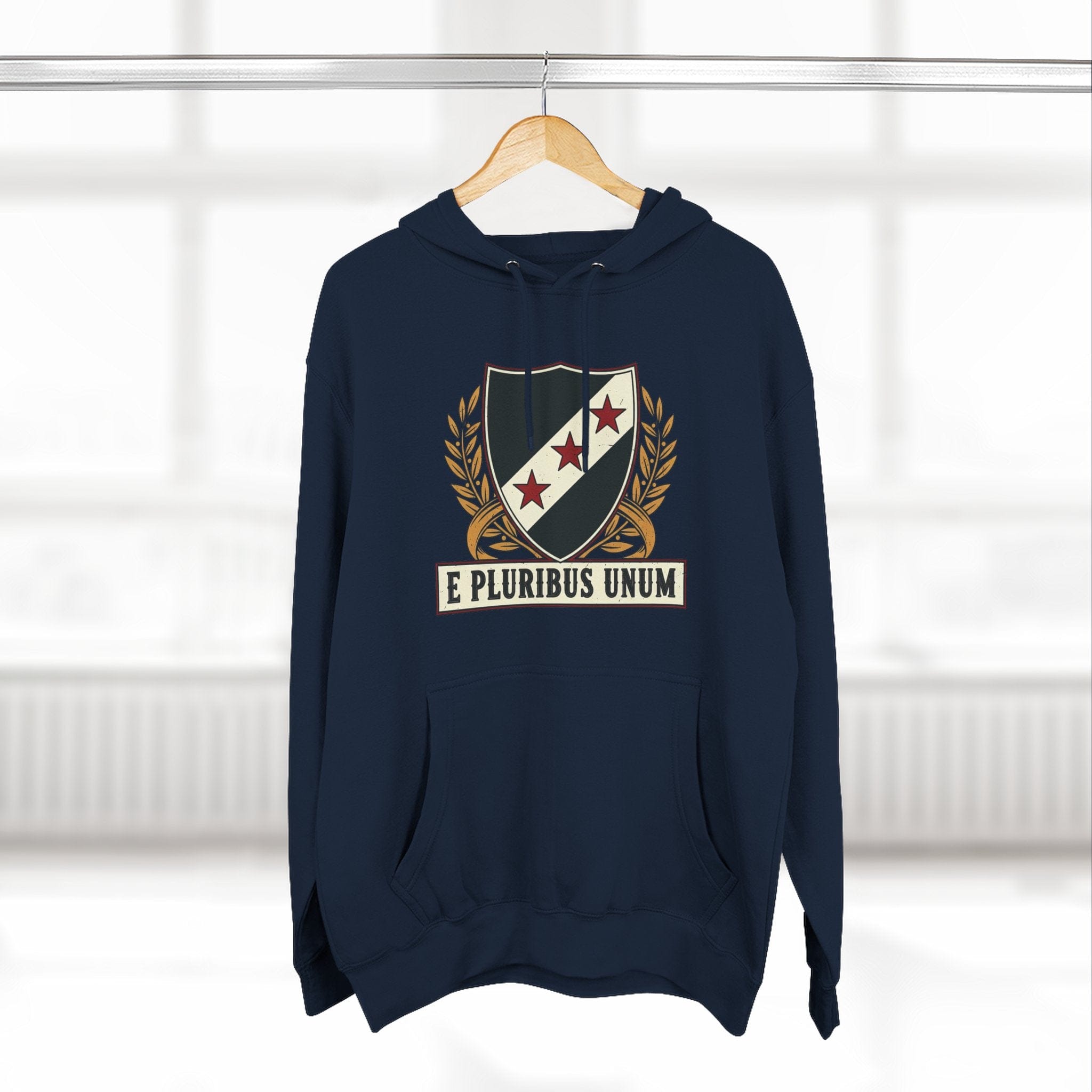 Hoodie E Pluribus Unum Crest | Vintage Shield Midweight Pullover | Hoodie