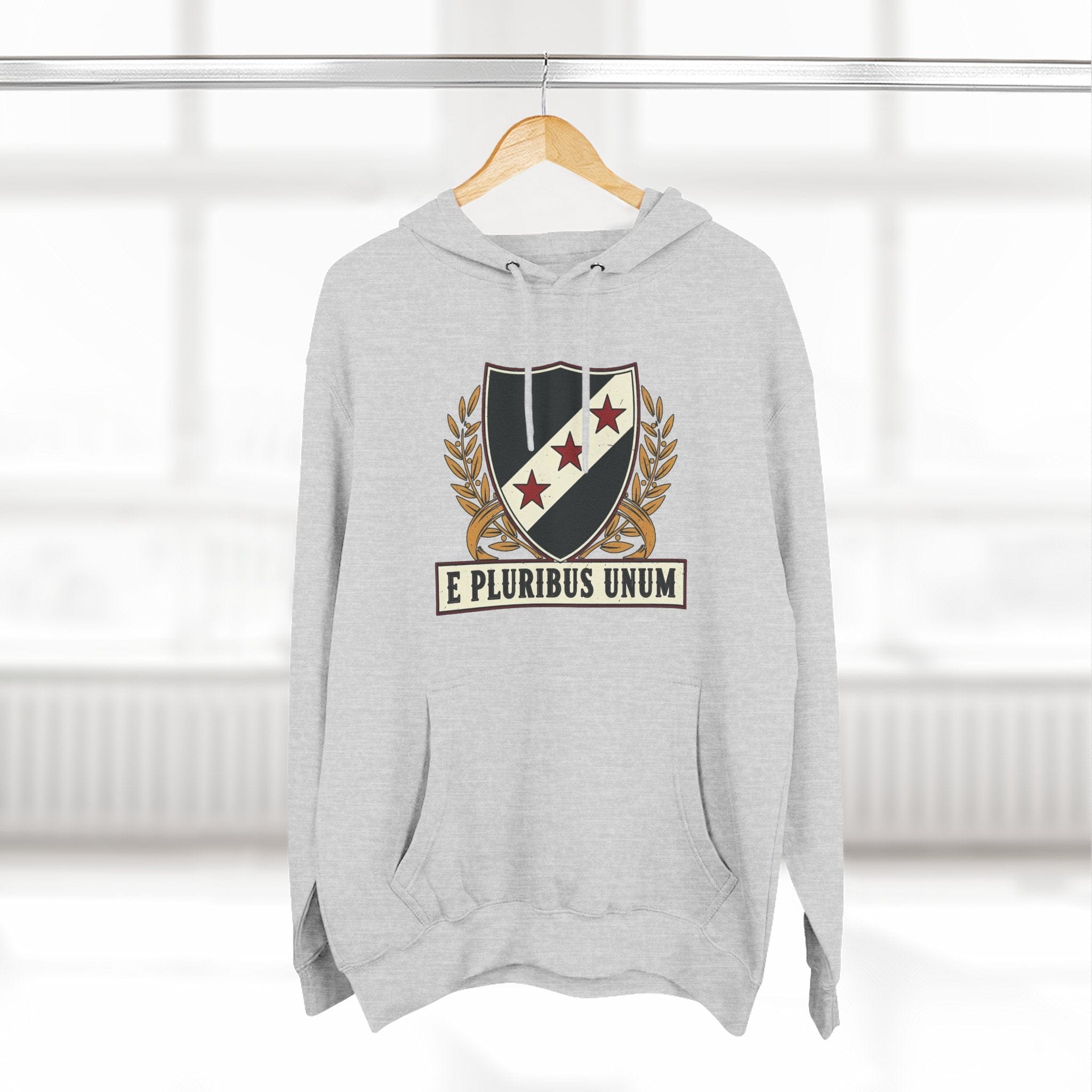 Hoodie E Pluribus Unum Crest | Vintage Shield Midweight Pullover | Hoodie
