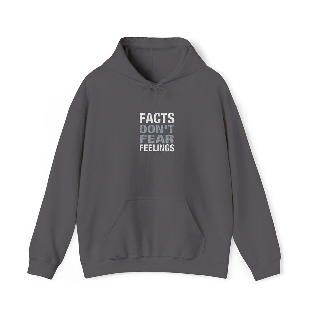 Hoodie Facts Don't Fear Feelings | Embroidered Sweatshirt | Hoodie