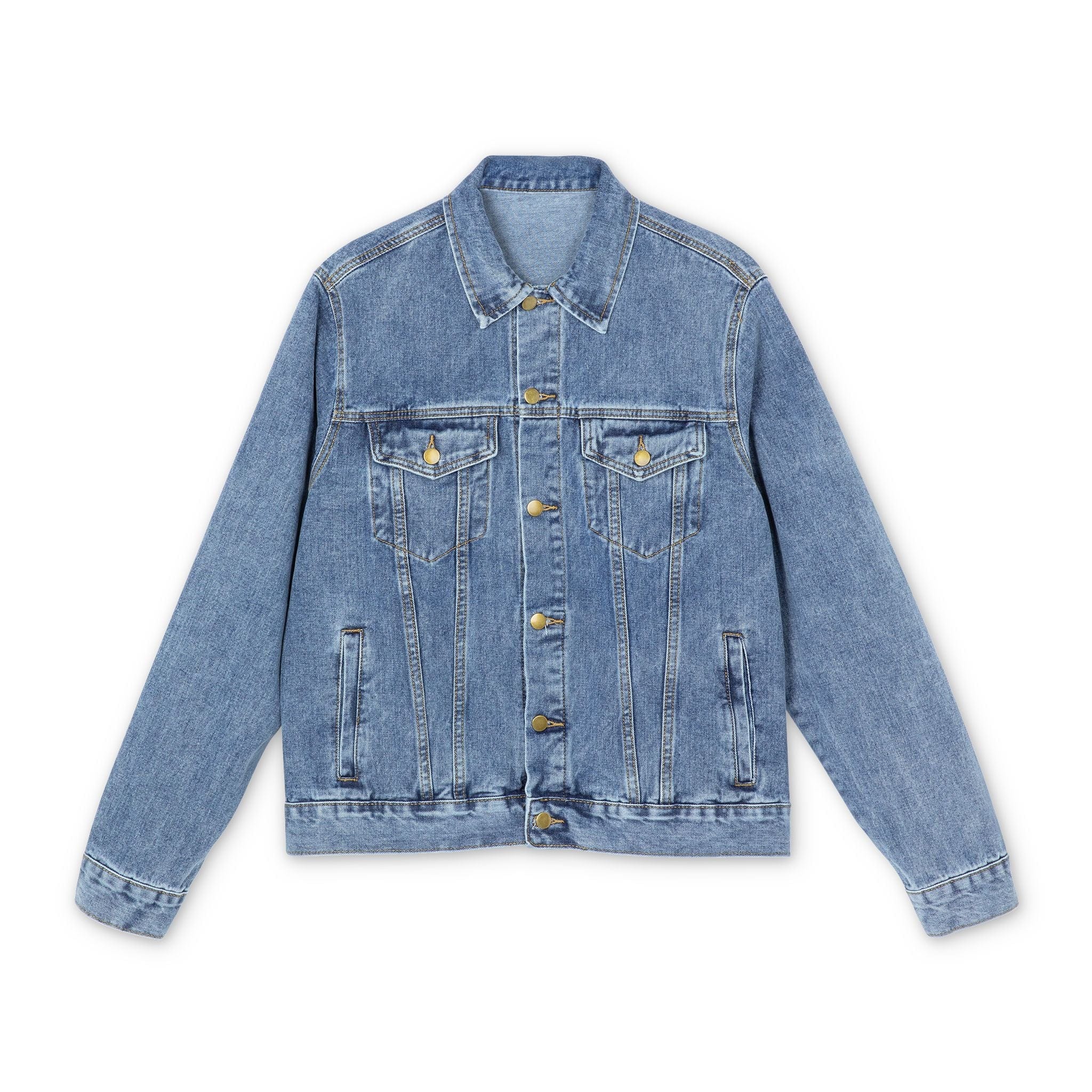 Outerwear Medium Denim Wash / S God > Gov | God Greater Than Government | Rear Print Denim Jacket