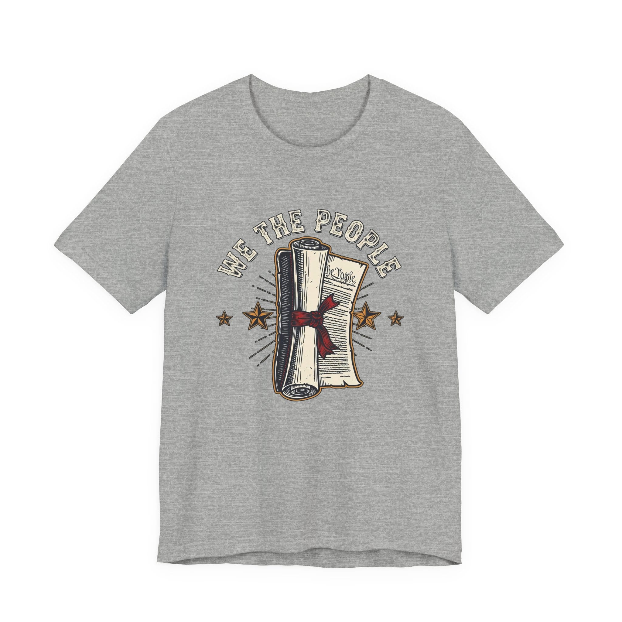 T-Shirt Athletic Heather / S We The People — Constitution 1776 Patriotic Tee
