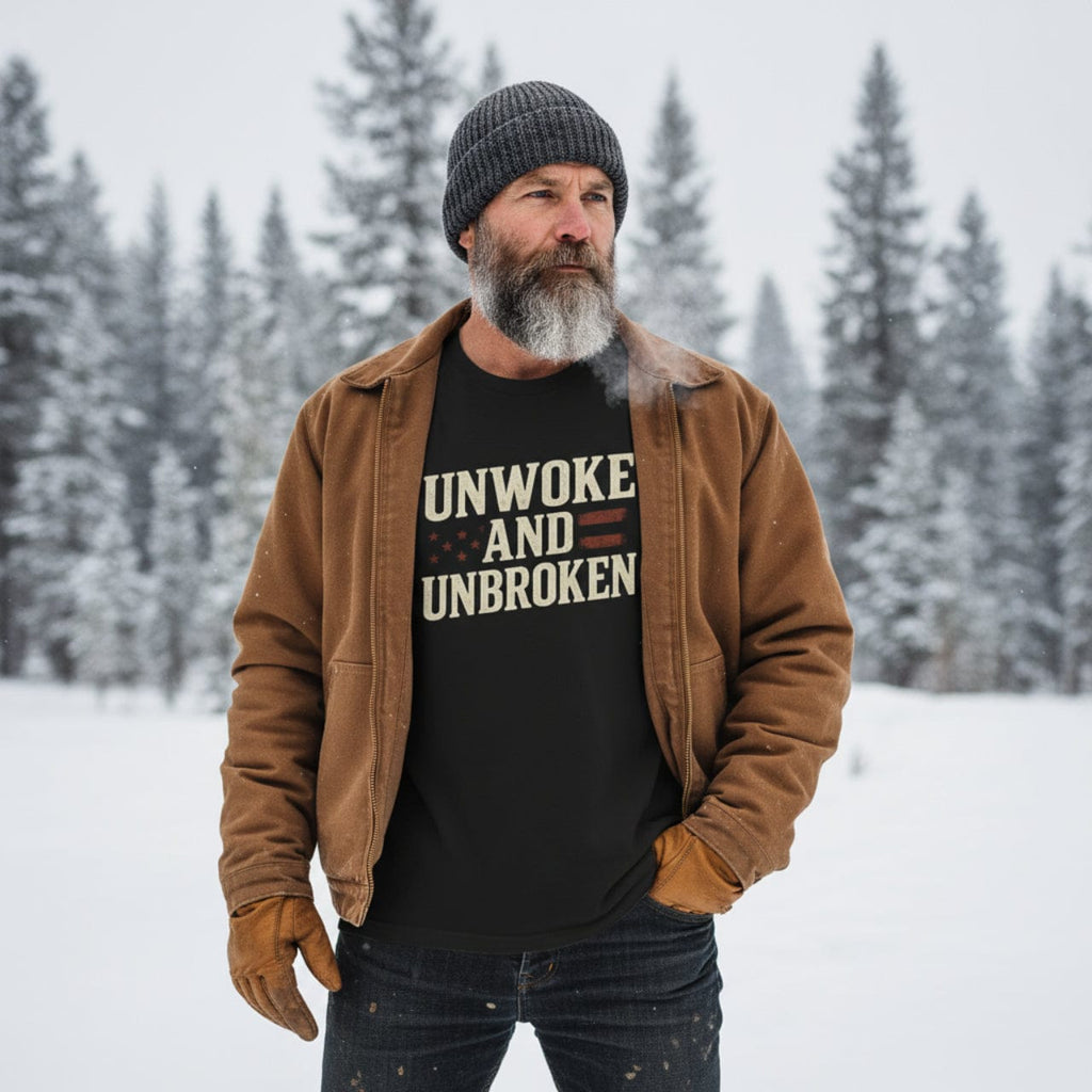 T-Shirt Black / S Unwoke and Unbroken | Political Statement Wear | Premium Tee