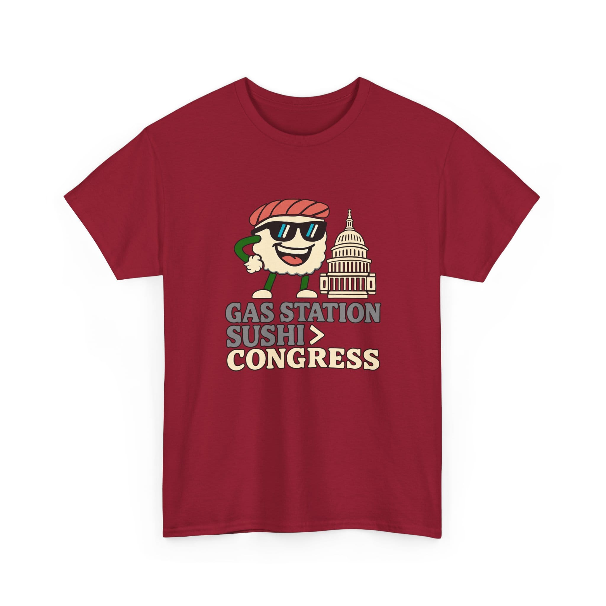 T-Shirt Gas Station Sushi > Congress — Funny Government Anti-Establishment Tee