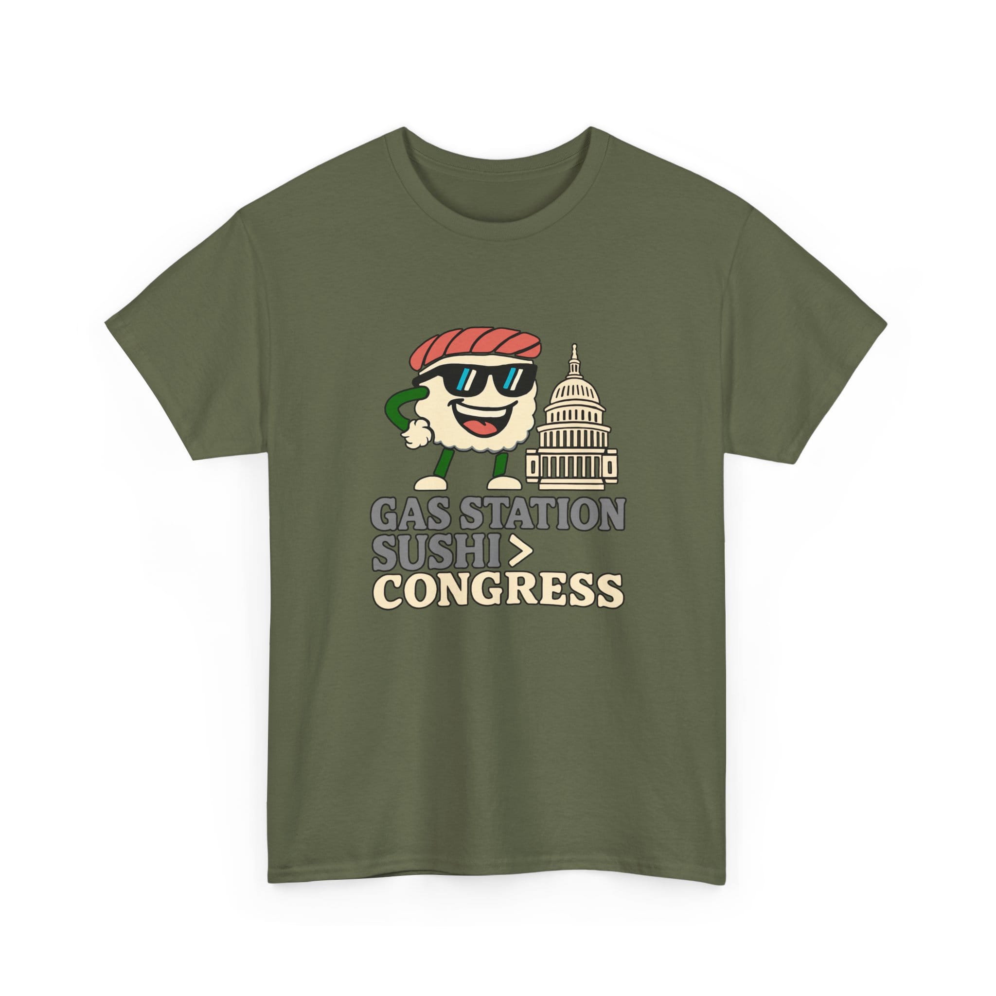 T-Shirt Gas Station Sushi > Congress — Funny Government Anti-Establishment Tee