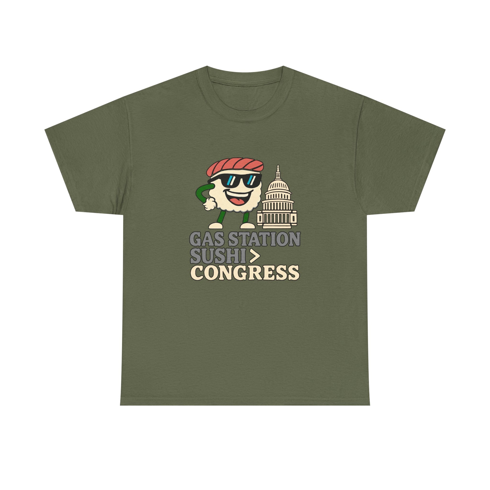 T-Shirt Gas Station Sushi > Congress — Funny Government Anti-Establishment Tee