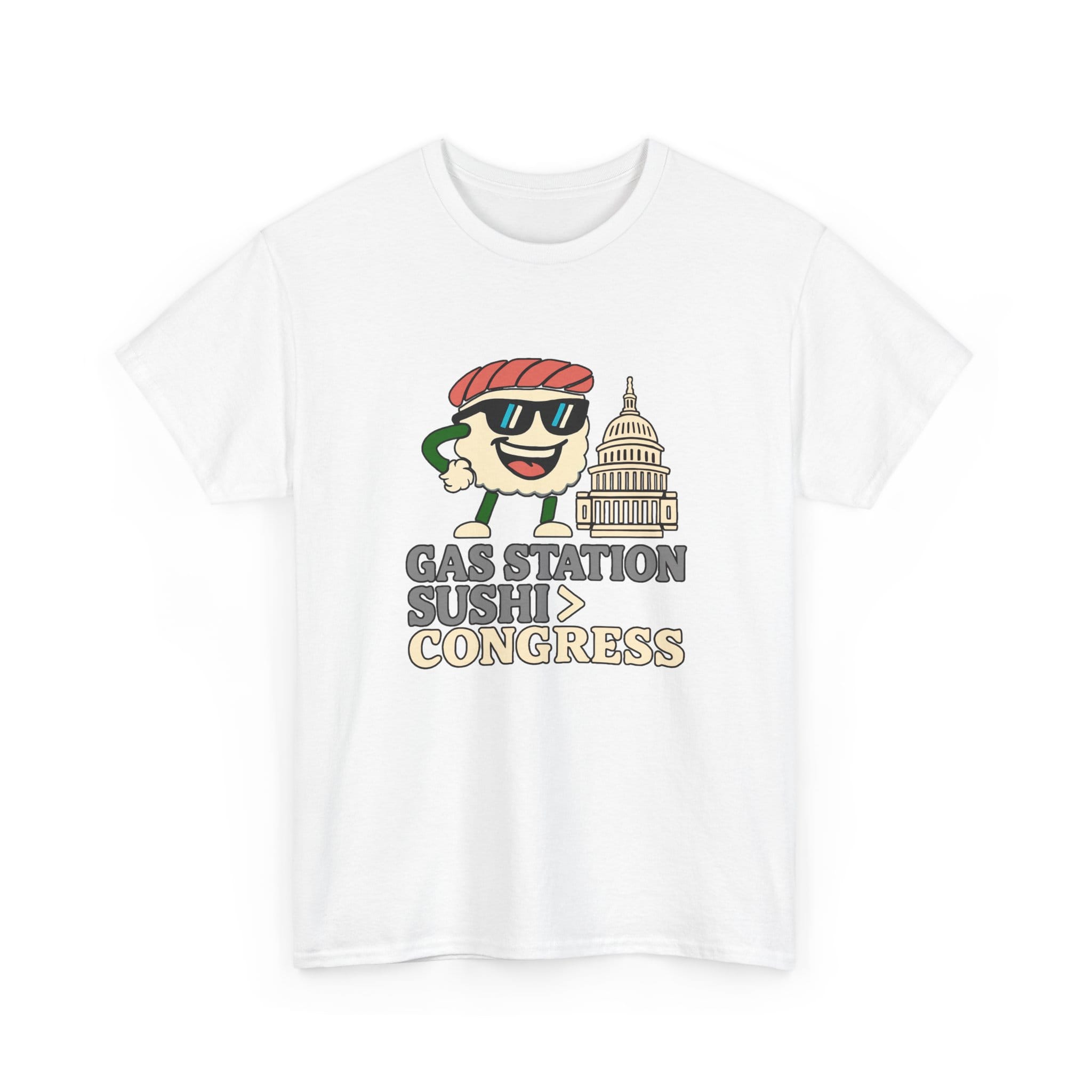 T-Shirt Gas Station Sushi > Congress — Funny Government Anti-Establishment Tee