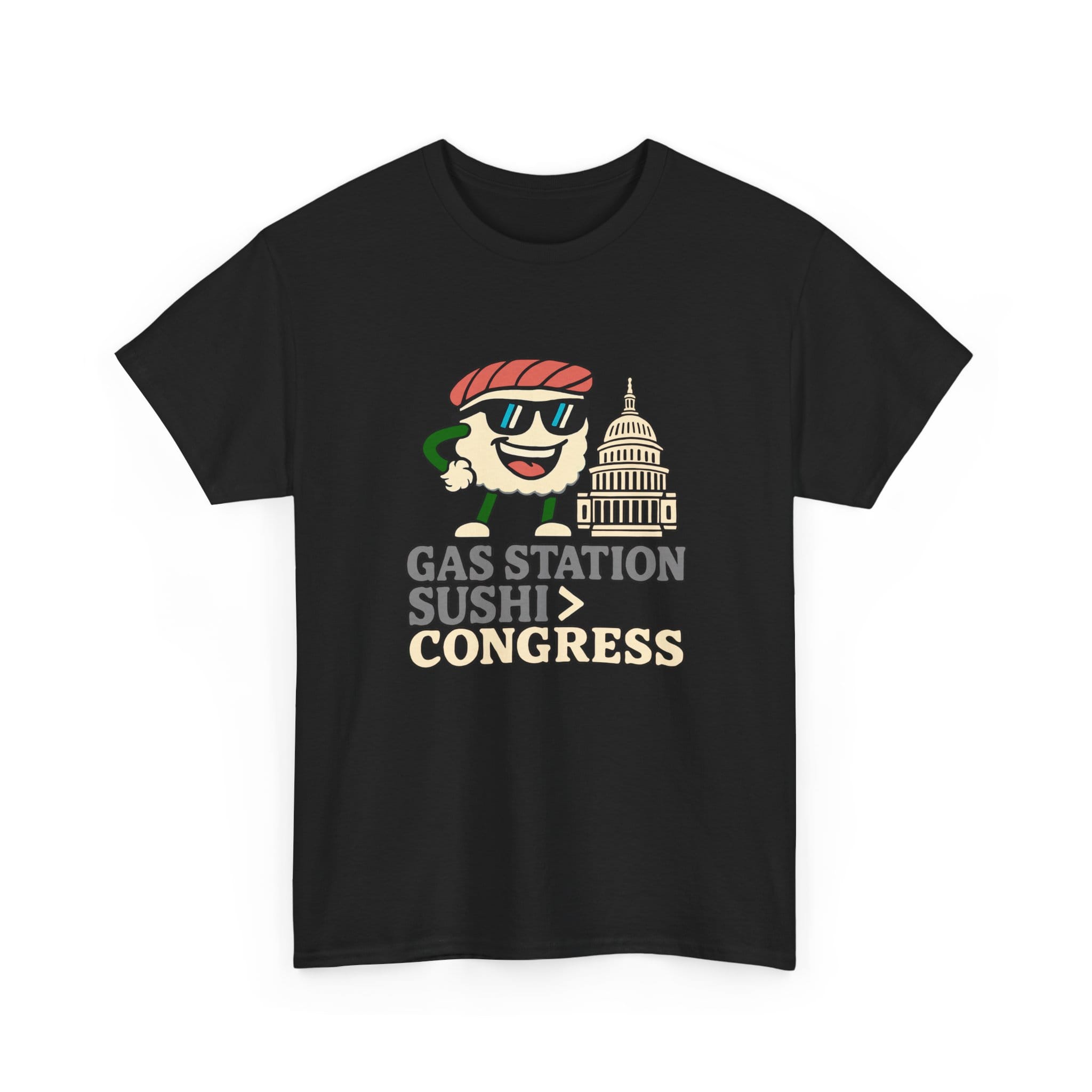 T-Shirt Gas Station Sushi > Congress — Funny Government Anti-Establishment Tee