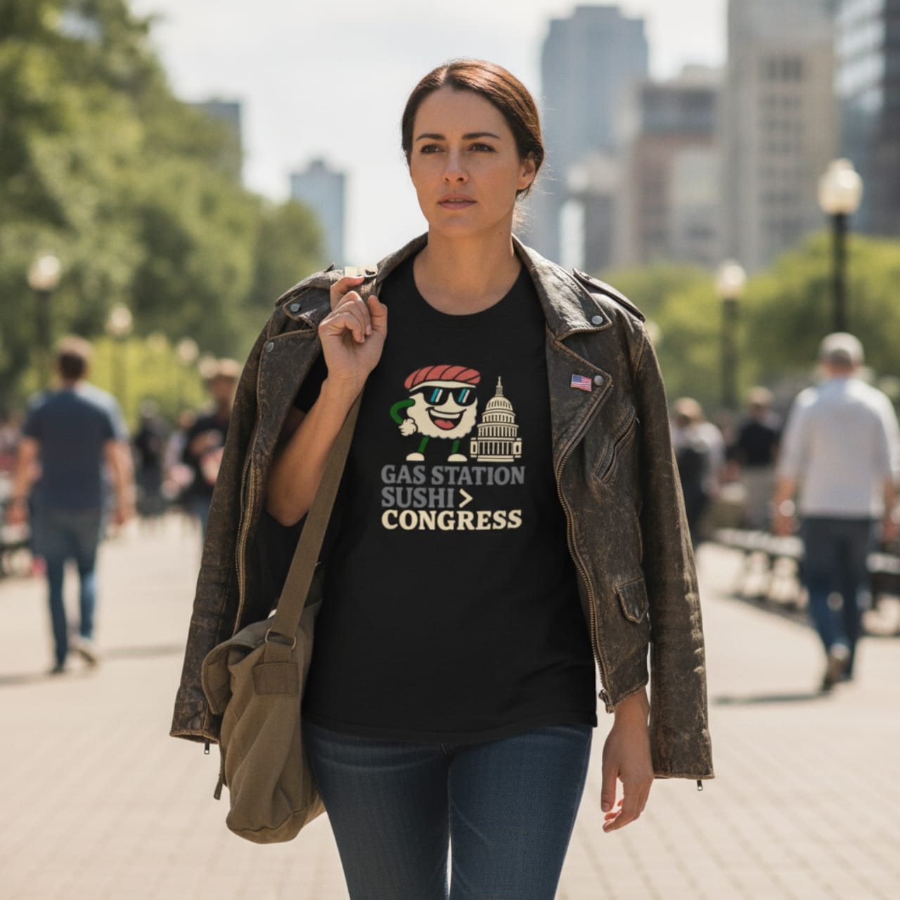T-Shirt Gas Station Sushi > Congress — Funny Government Anti-Establishment Tee