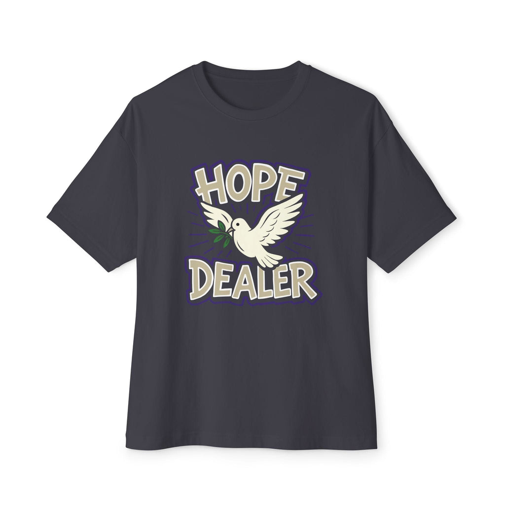 T-Shirt Hope Dealer | Witty Christian Dove T Shirt | Oversized Boxy Tee