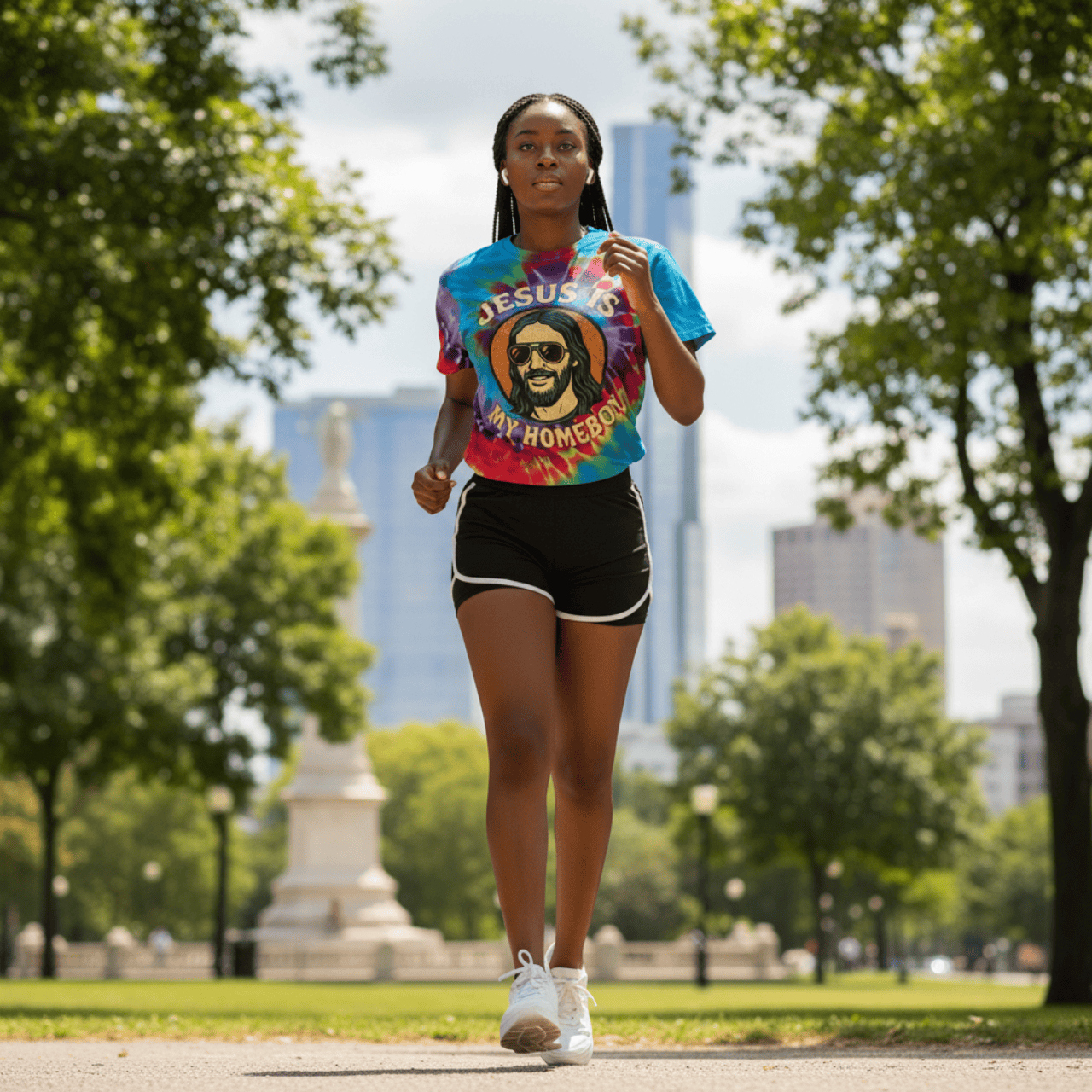 T-Shirt Jesus is My Homeboy | Tie-Dye T Shirt | Graphic Tee