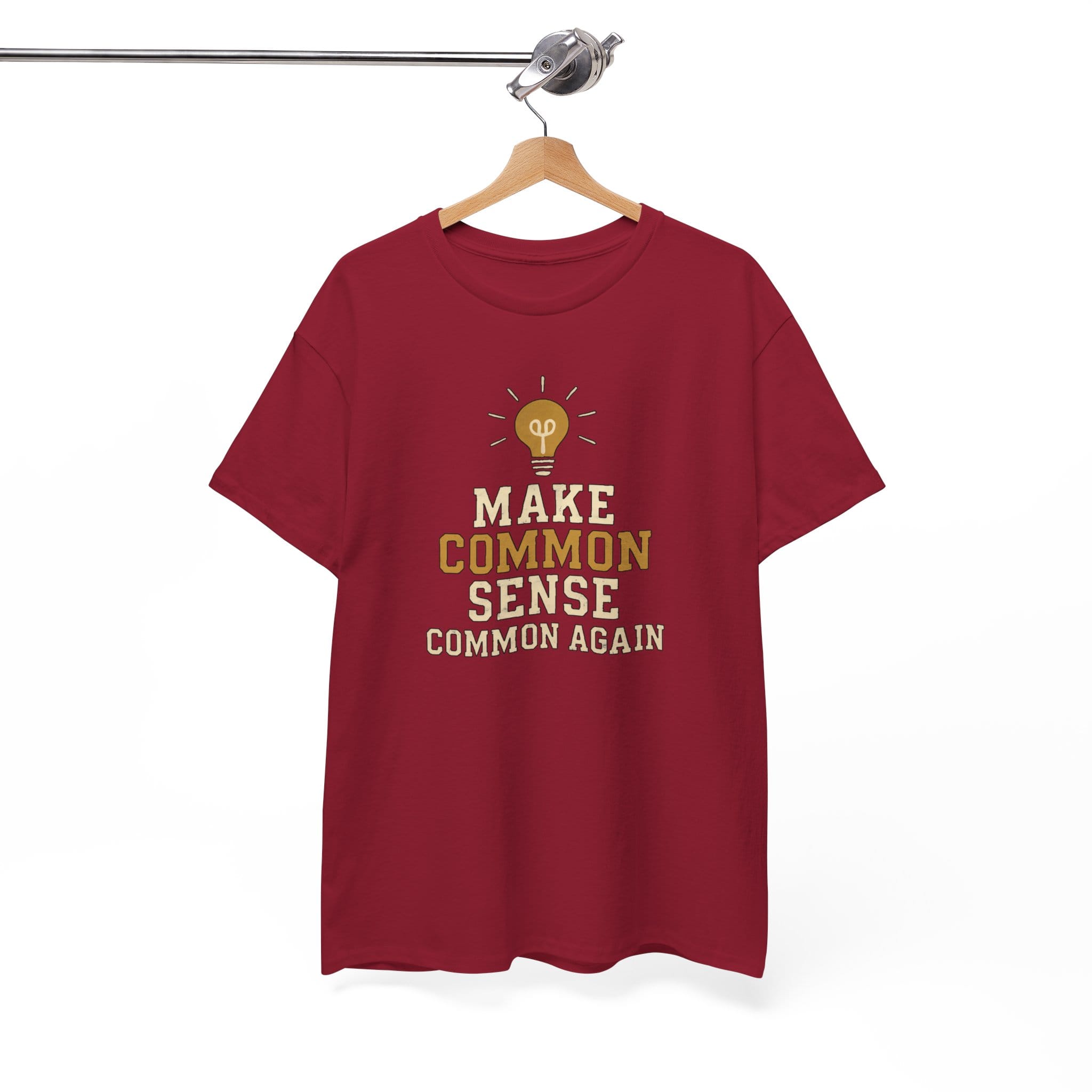 T-Shirt Make Common Sense Common Again — Satirical Statement Tee