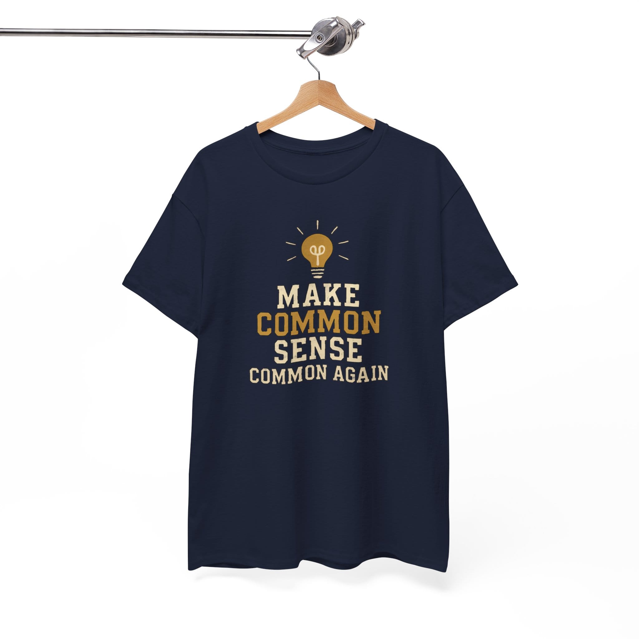 T-Shirt Make Common Sense Common Again — Satirical Statement Tee