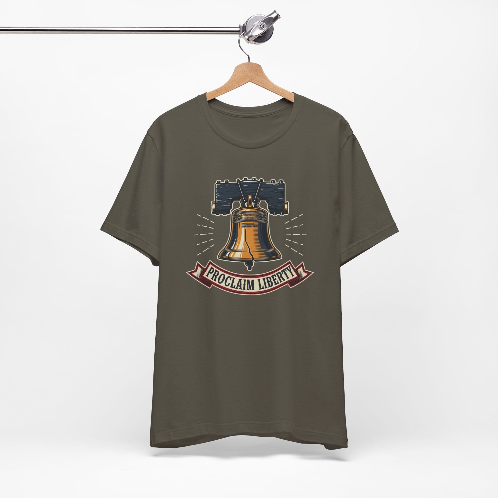 T-Shirt Proclaim Liberty — Liberty Bell 1776 Patriotic Christian Tee