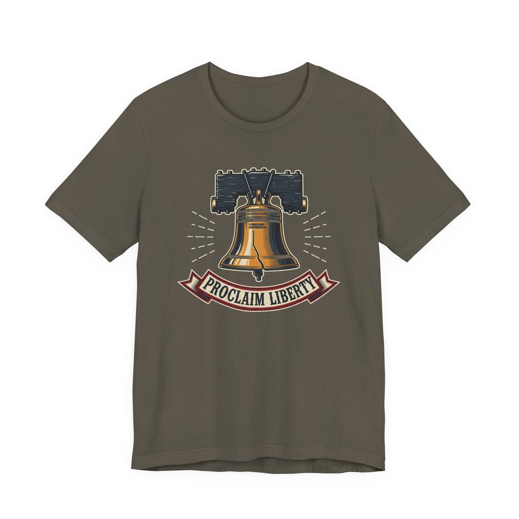 T-Shirt Proclaim Liberty — Liberty Bell 1776 Patriotic Christian Tee