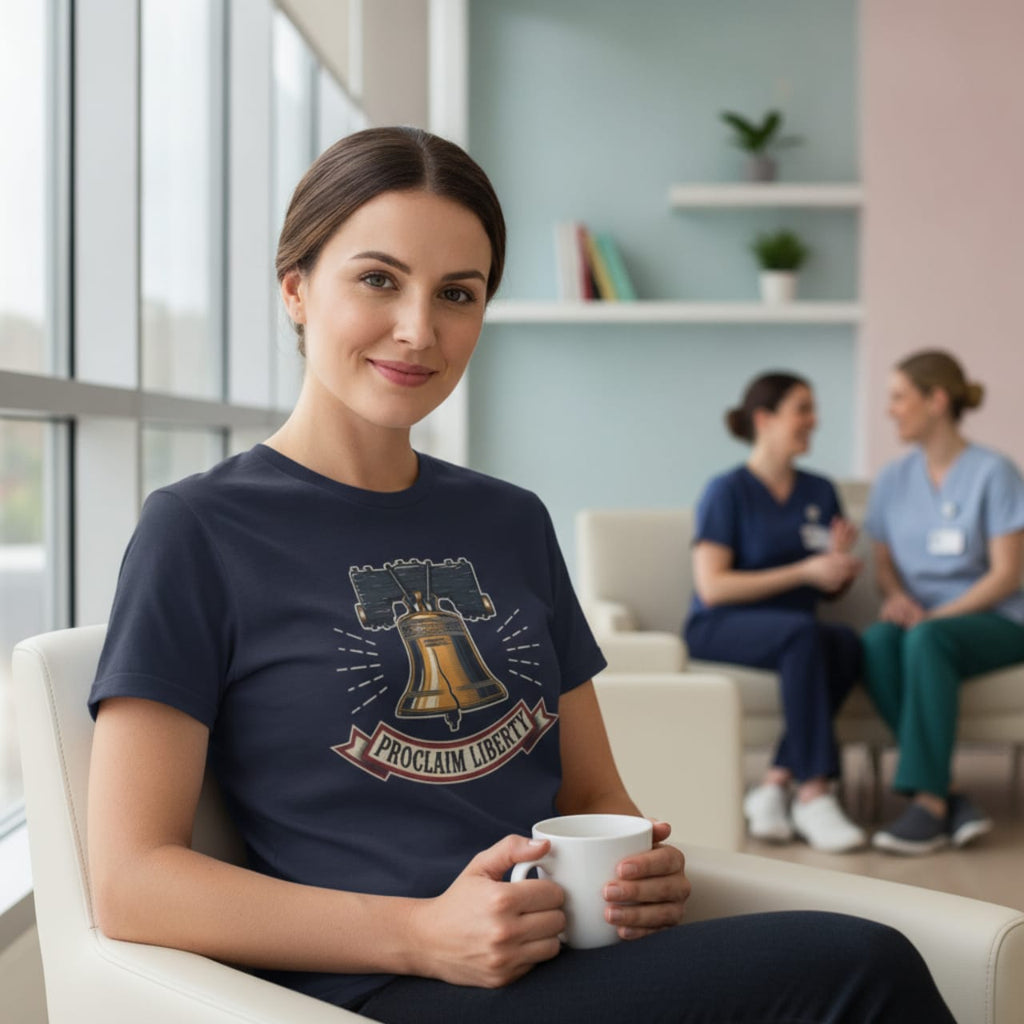 T-Shirt Proclaim Liberty — Liberty Bell 1776 Patriotic Christian Tee