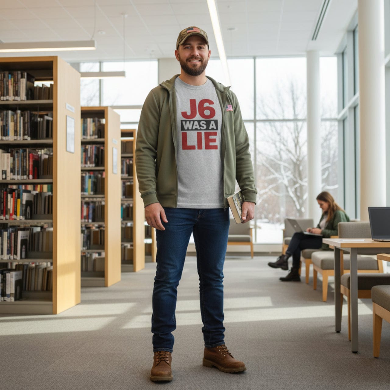 T-Shirt Sport Grey / S J6 Was a Lie | January 6th Narrative Breaker | Premium Cotton Classic Tee