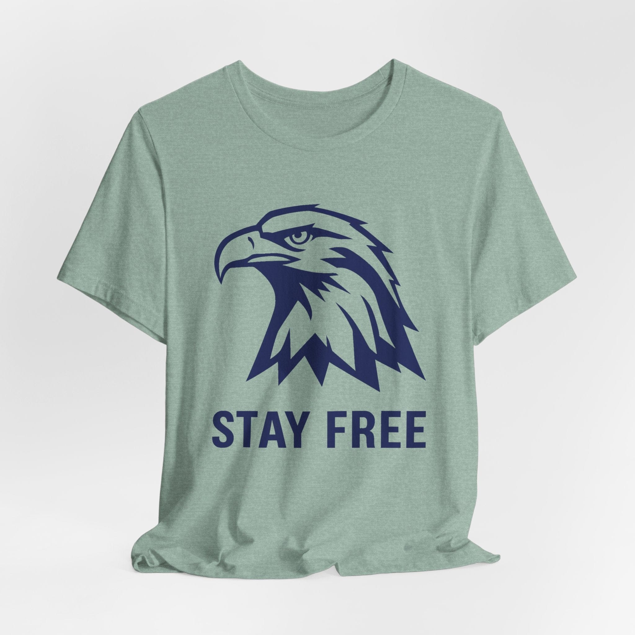 T-Shirt Stay Free | Navy Blue Eagle | Graphic Tee