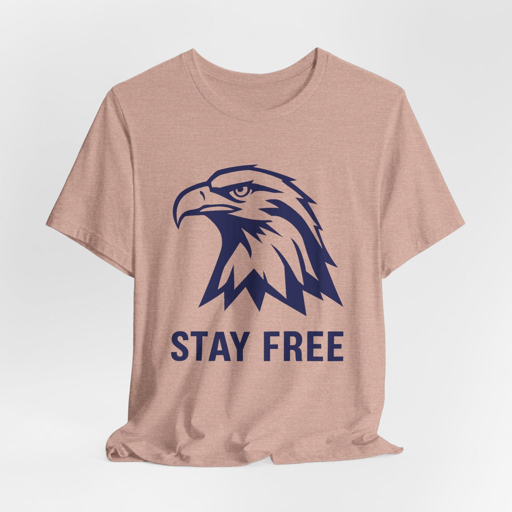 T-Shirt Stay Free | Navy Blue Eagle | Graphic Tee