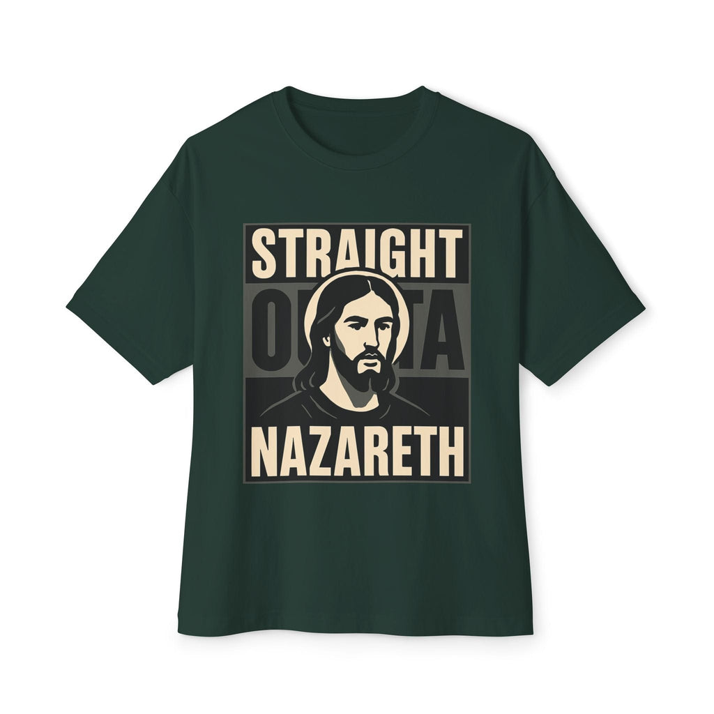 T-Shirt Straight Outta Nazareth | Witty Jesus T Shirt | Oversized Boxy Tee
